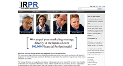 Desktop Screenshot of irpr.com